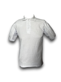 Playera Tipo Polo Táctica Blanca Manga Corta