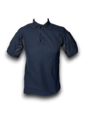Playera Tipo Polo Táctica Azul Marino Manga Corta