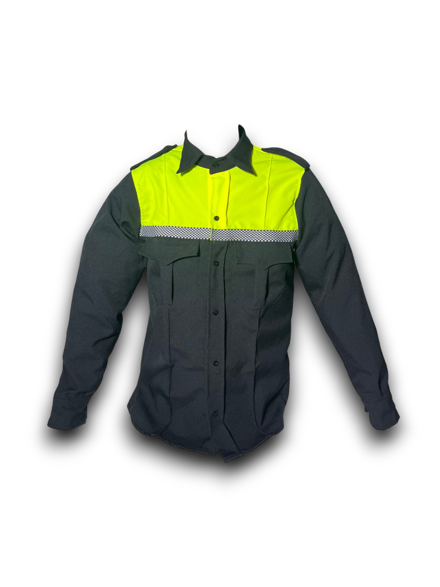 Camisa Tipo Federal Bicolor Fluorescente