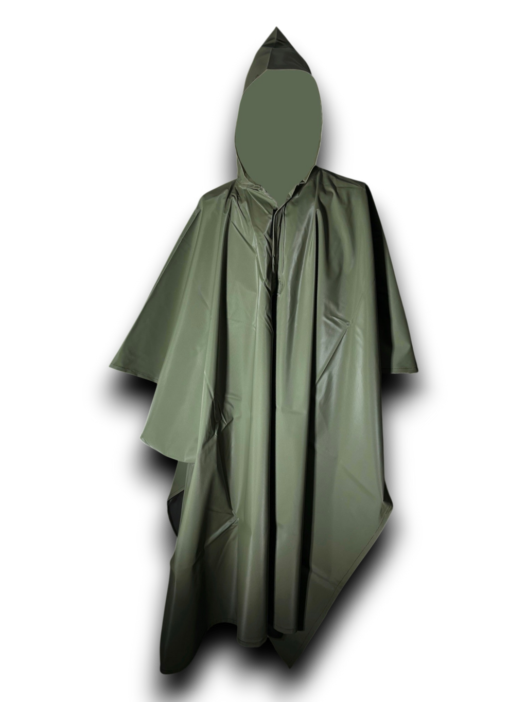 Impermeable Verde Grueso