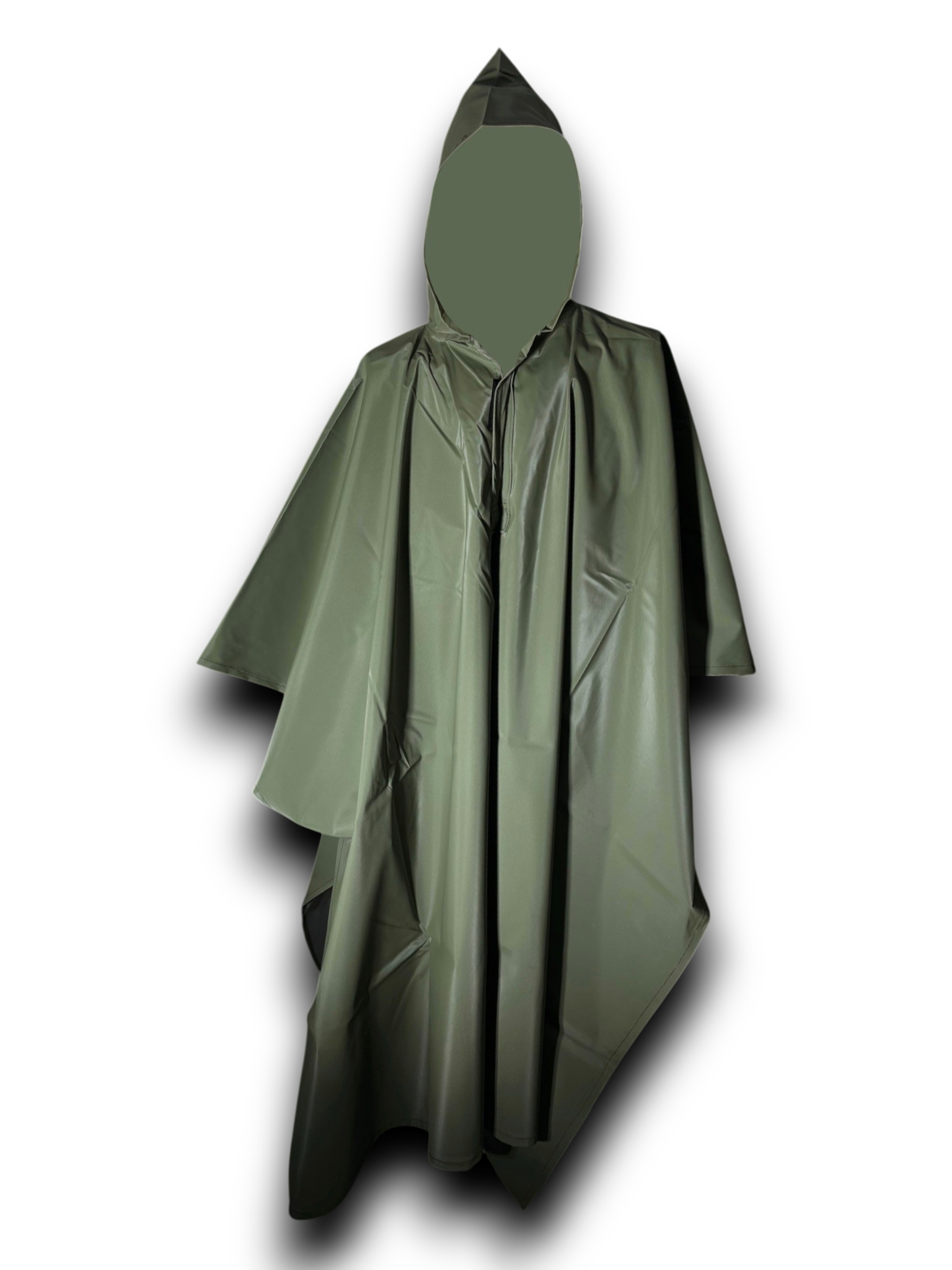 Impermeable Verde Grueso