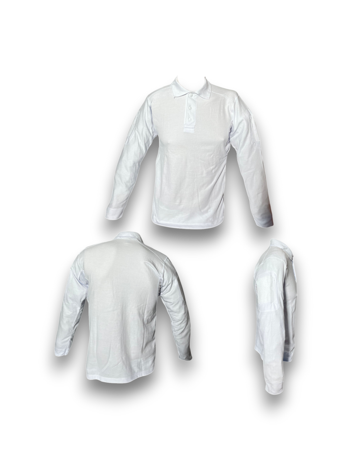 Playera Tipo Polo Táctica Manga Larga 2XL
